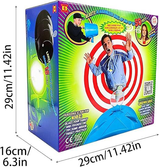 Viral Air Prank Cannon – Harmless Air Blast Toy for Kids & Adults, Interactive Target Practice Game, Perfect for Parties, Family Fun & Funny Gifts