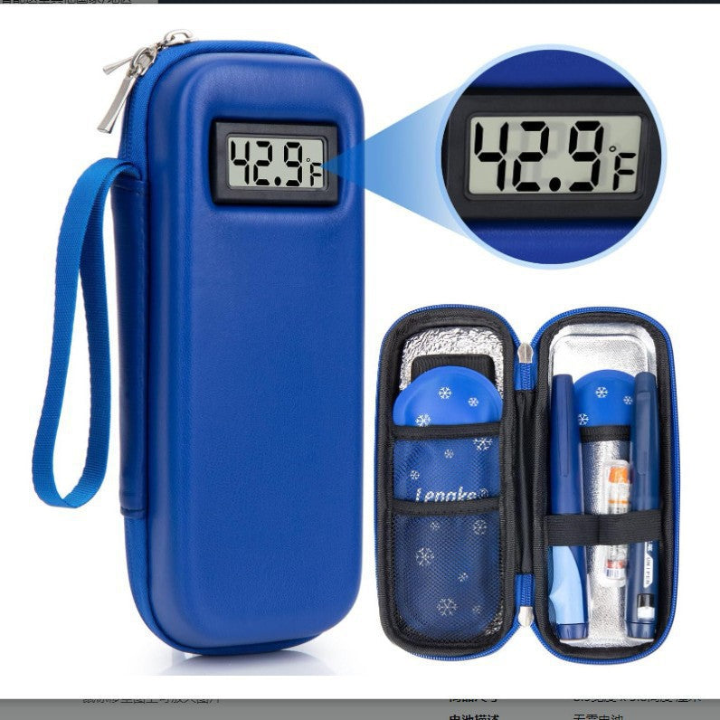 💉 Portable Insulin Cooler Travel Case with Digital Temperature Display