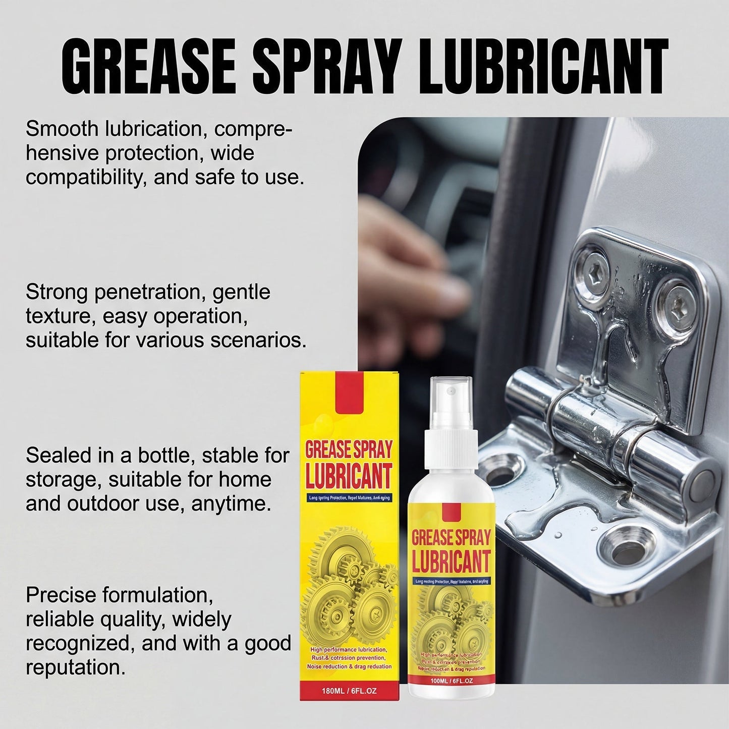 Anti-Rust Lubricant Spray & Rust Remover