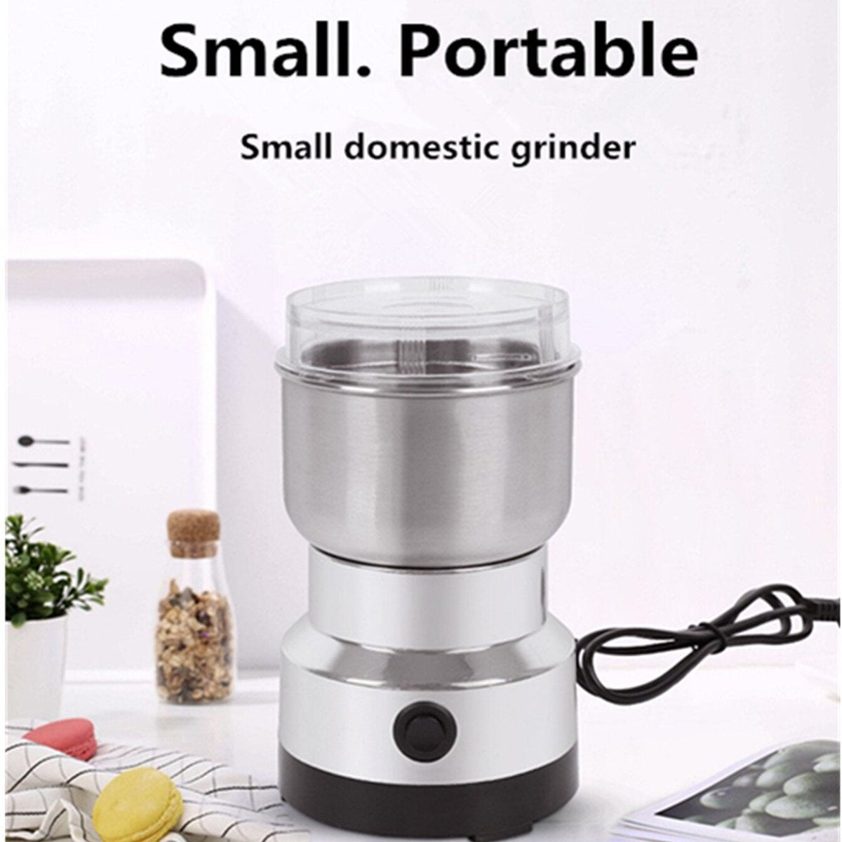 🔥HOT SALE SAVE 50%-💥 High-Speed Stainless Steel Grain Grinder