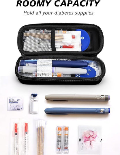 💉 Portable Insulin Cooler Travel Case with Digital Temperature Display