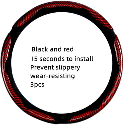 Non-Slip Car Steering Wheel Cover for 15 Inch Wheels