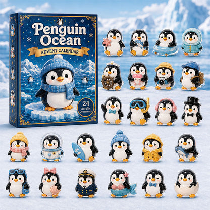✨24 Days Penguin Acrylic Ornament Advent Calendar