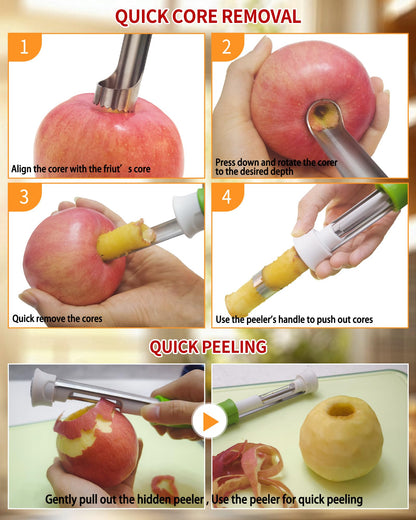 The 2-in-1 Apple Tool That Peels & Cores In Seconds — A Kitchen Must-Have 🍏