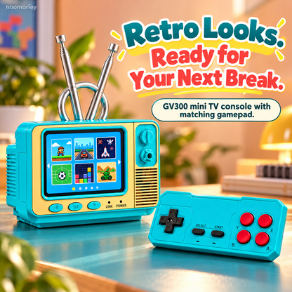 🔥Black Friday Deal🎮GV300 Retro Handheld Game Console – 2.8' IPS Screen, Portable Gaming Device & Gift for Gamers