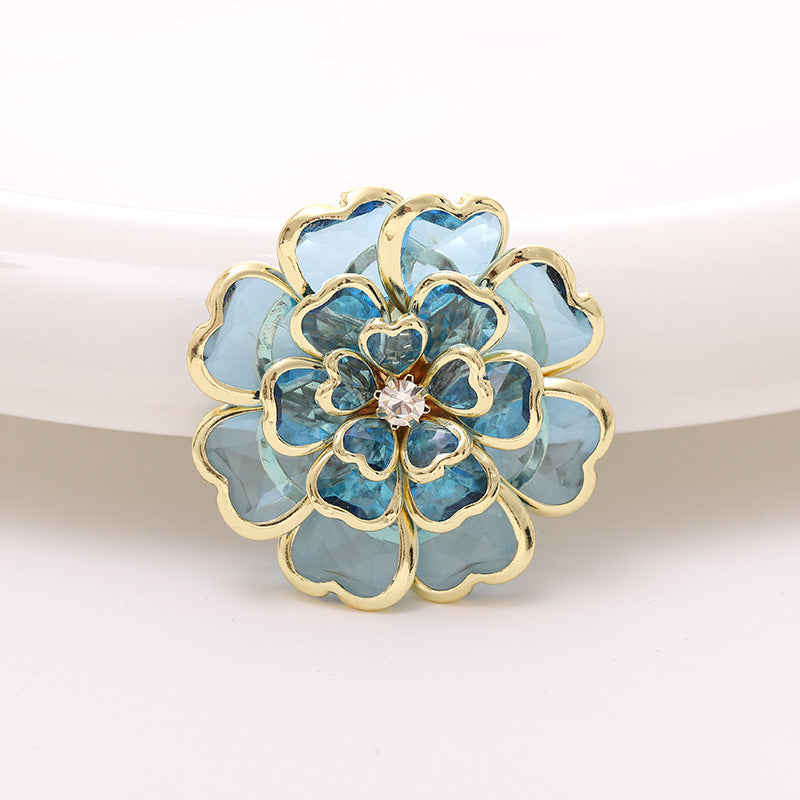 Elegant Camellia Flower Charm & Charm Embellishment