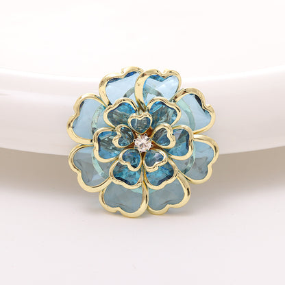 Elegant Camellia Flower Charm & Charm Embellishment