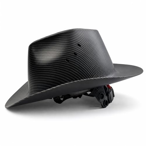 🤠 Ventilated Cowboy Safety Hat with Chin Strap for Yard Work & Home DIY