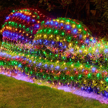 Outdoor Solar Power LED Net Lights – IP65 Waterproof Garden Lights for Magical Outdoor Décor