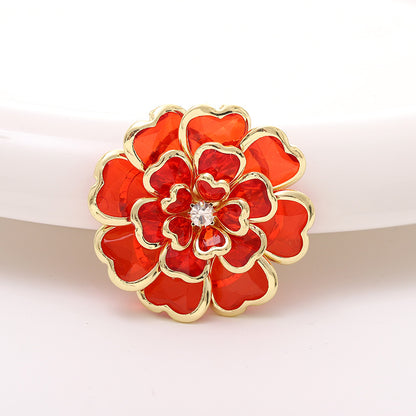 Elegant Camellia Flower Charm & Charm Embellishment