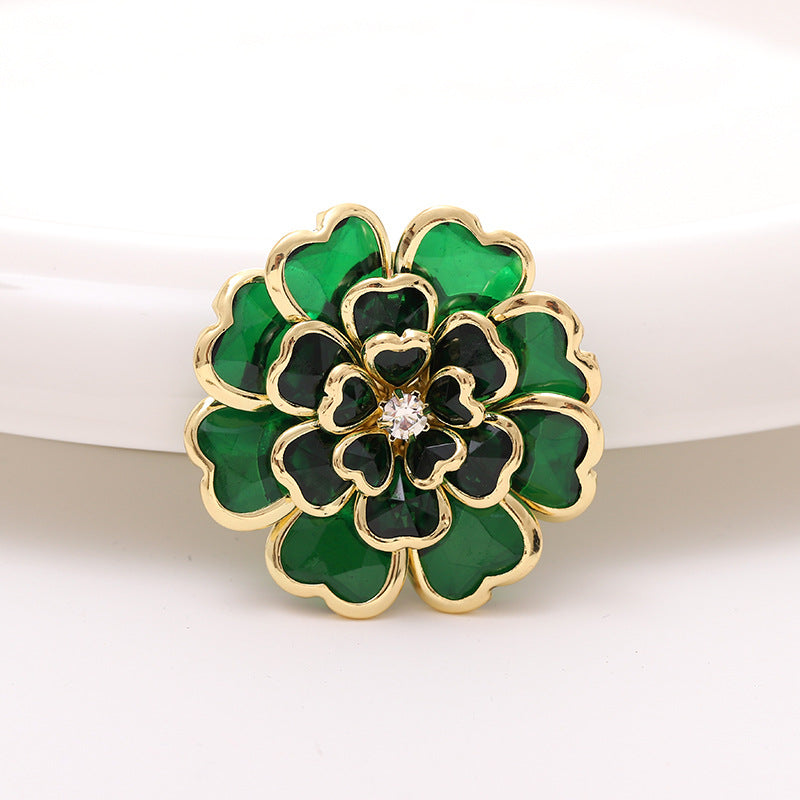 Elegant Camellia Flower Charm & Charm Embellishment