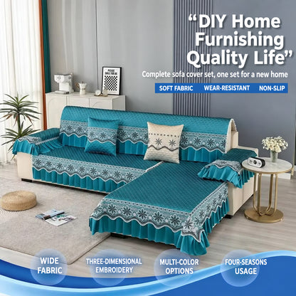 ✨ Waterproof Luxury Sofa Cover — Elegant Protection for Everyday Living