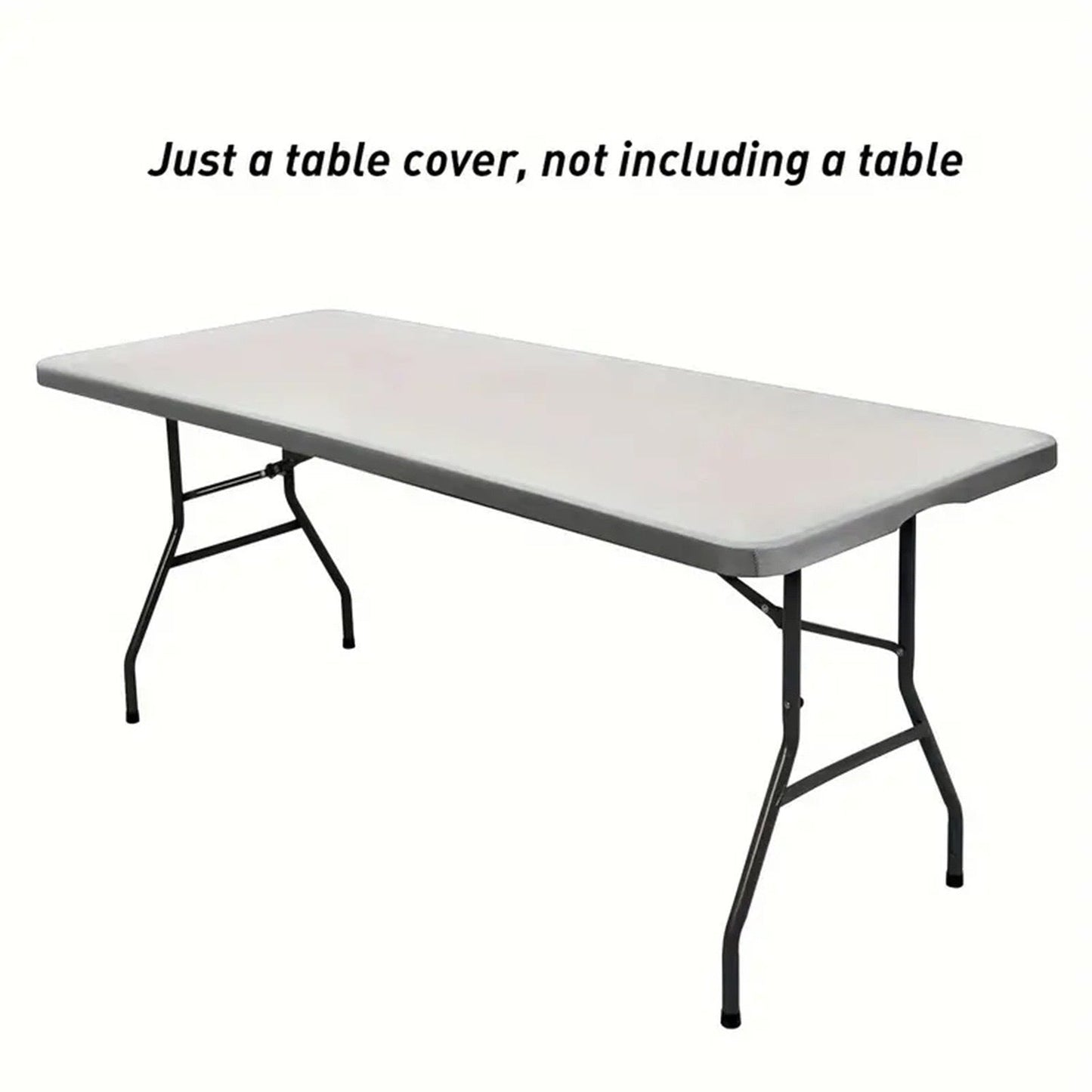 Pack Stretch Fabric Table Top Cap Cover, fits 4ft/6ft/8ft Tables