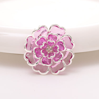 Elegant Camellia Flower Charm & Charm Embellishment