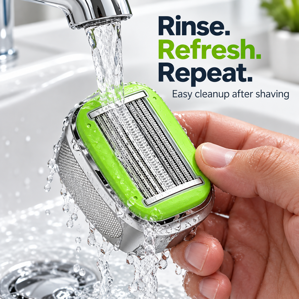 🪒 Men’s Manual Bald Head Razor – Smooth, Easy Shaving for Adults ✨