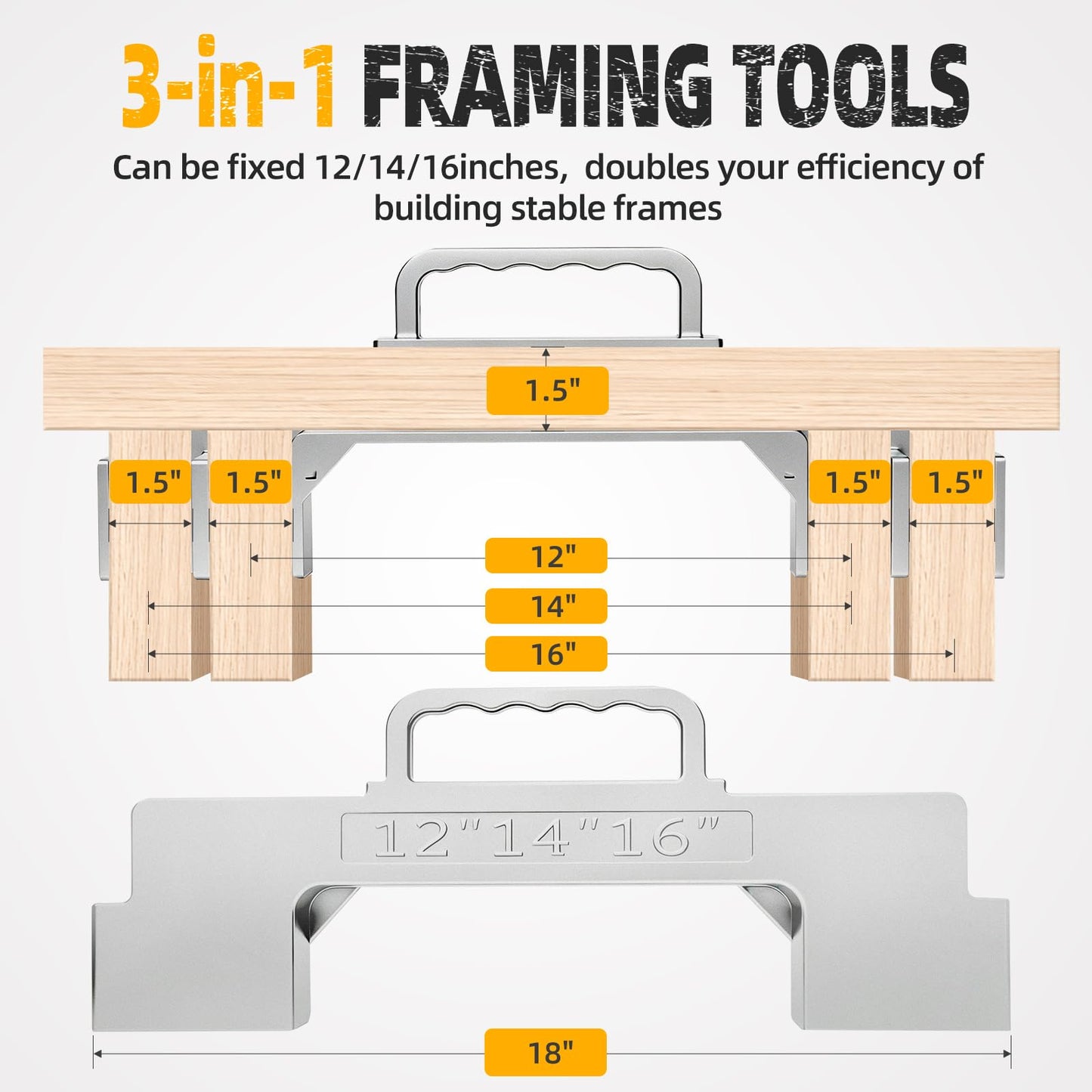 Stop Measuring Every Stud by Hand — Frame Faster, Straighter & More Accurately. 🔨
