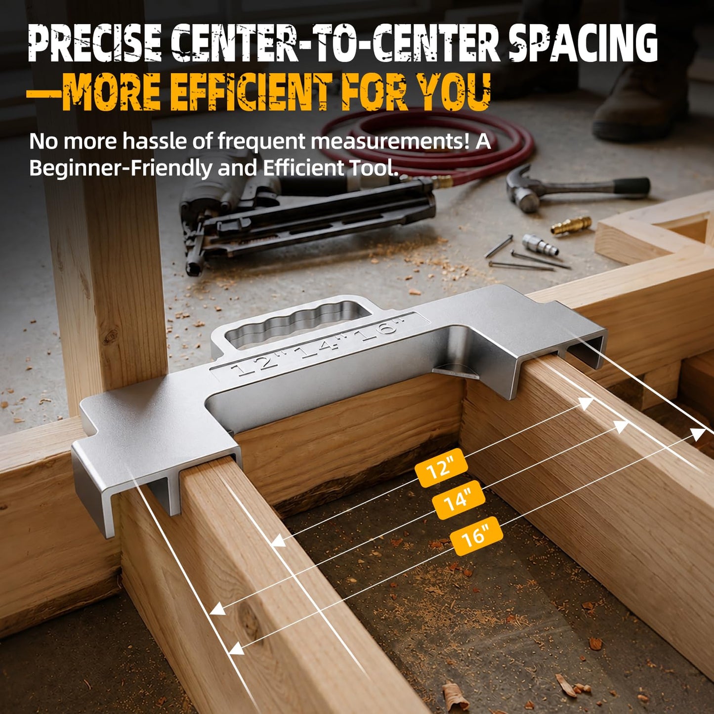 Stop Measuring Every Stud by Hand — Frame Faster, Straighter & More Accurately. 🔨