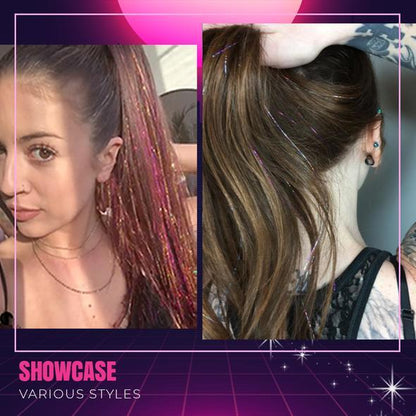 🏆 Last Day Special Price ＄9.98 ! 🎁14-pack Glitter Satin Hair Accessories ✨