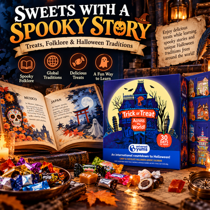 🍬 30 Days of Halloween Treats – 58 International Candy Surprises Advent Calendar