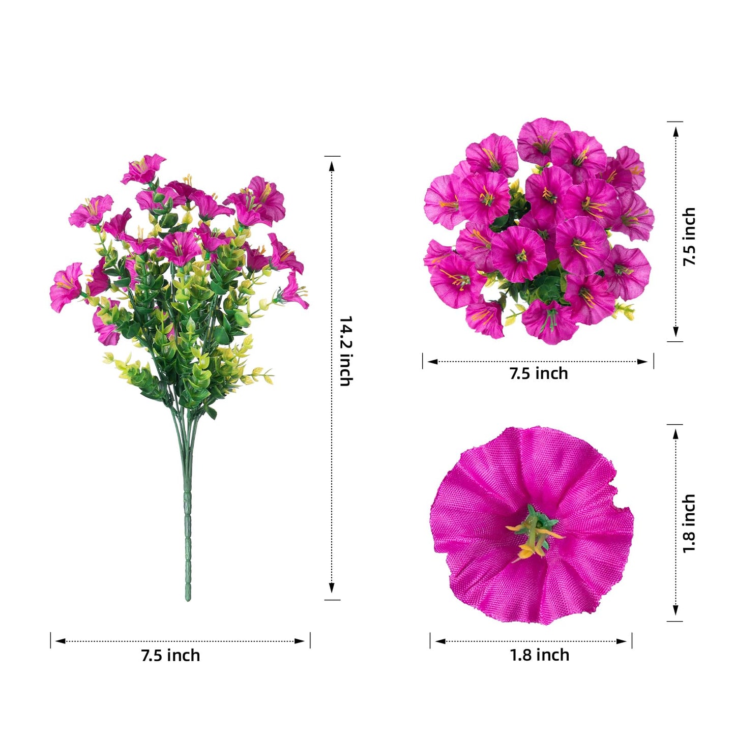 🏆2026 Super Value Set🔥UV Resistant Artificial Petunias Flowers