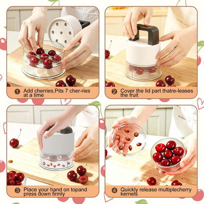 ✅ 🍒 Stop Fighting Cherry Pits! Remove 7 Pits at Once & Save Hours in the Kitchen