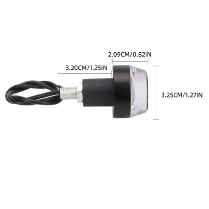 Motorcycle Handlebar LED Turn Signal Lights – High-Brightness 12V Universal Fit