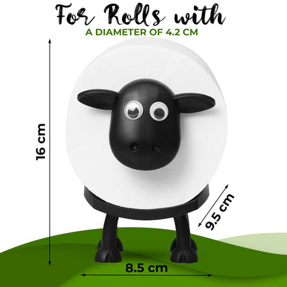 🐑 Sheep-Shaped Toilet Paper Holder for Fun Bathroom Storage & Decor