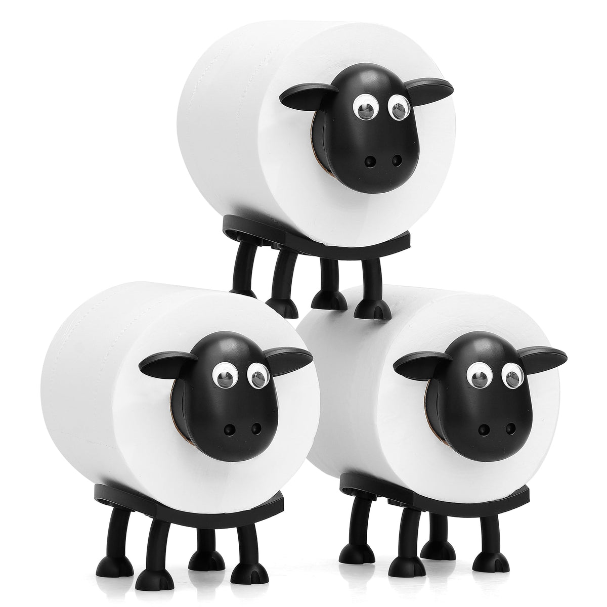 🐑 Sheep-Shaped Toilet Paper Holder for Fun Bathroom Storage & Decor