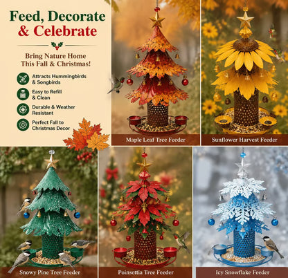 🎄Christmas Tree Bird Feeder🍂Festive Backyard Holiday Decor
