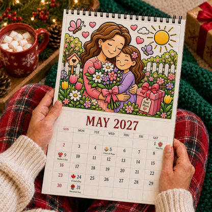 🎨Color Your Year 2027: Creative Coloring Calendar📅