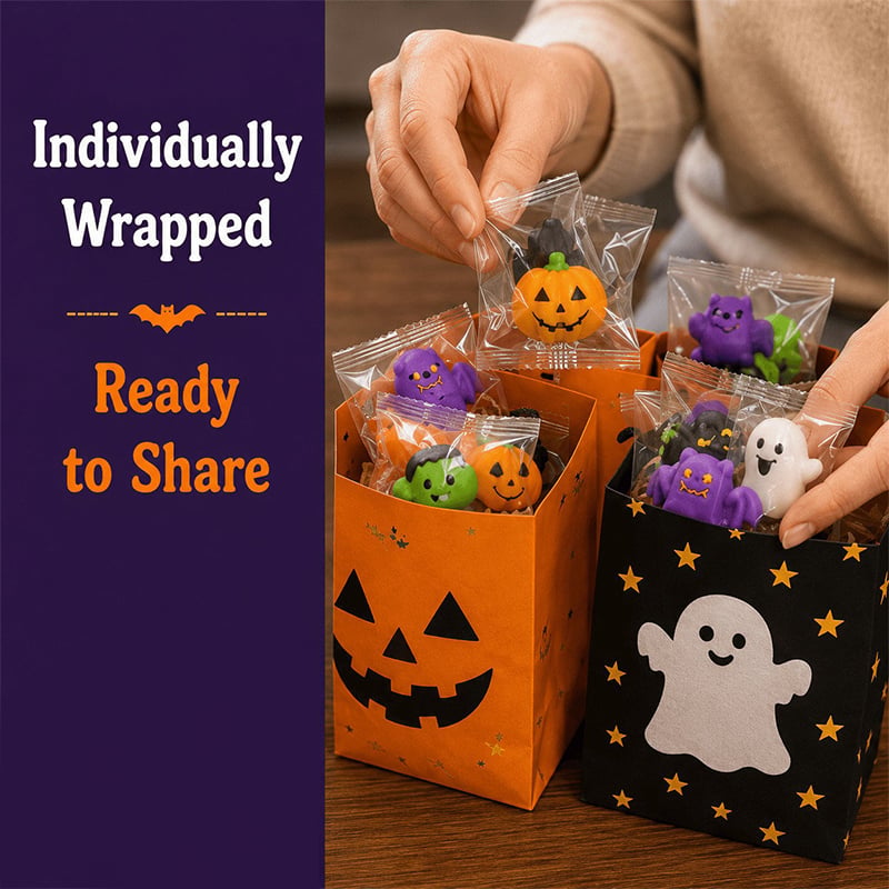 🎃 30PCS Halloween Mochi Squishy Toys
