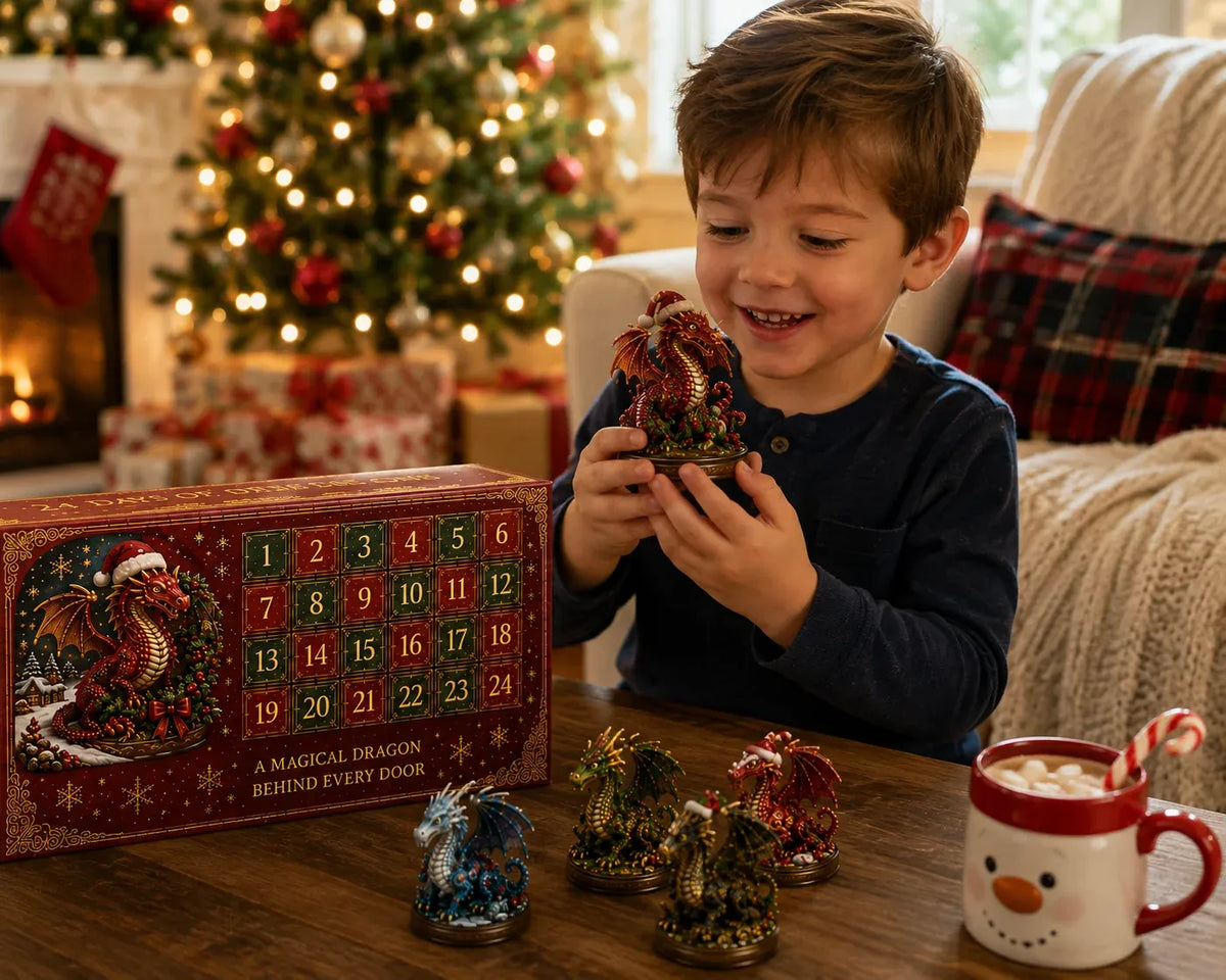 🐉💥 24 Days of Dragons Advent Calendar – 24 Unique Dragons, 24 Magical Christmas Surprises 🎄✨