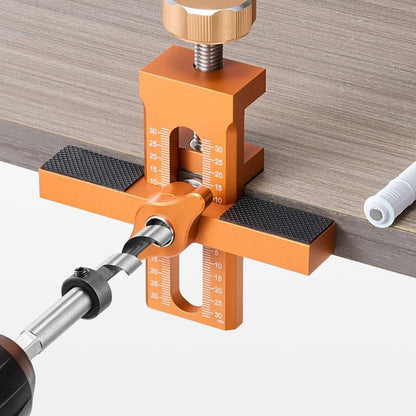 🔧 3-in-1 Cabinet Door Installation Tool – Positioning, Alignment & Drilling Guide Set