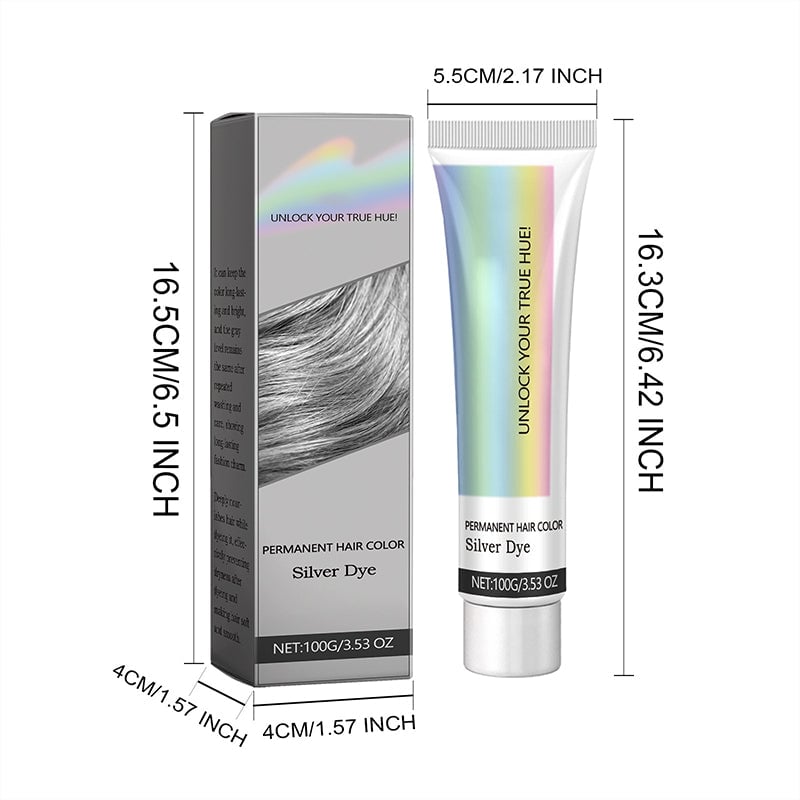 ✨This Week's Special Price $12.99💥 2-in-1 Natural Essence Extract Silver Hair Dye