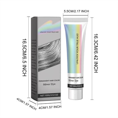 ✨This Week's Special Price $12.99💥 2-in-1 Natural Essence Extract Silver Hair Dye