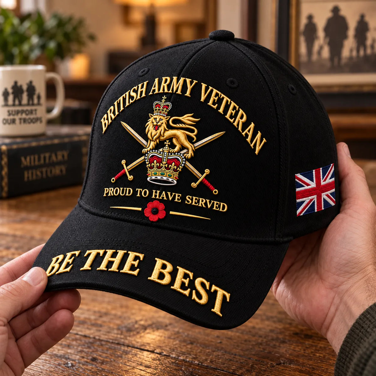 🎖️ British Army Veteran Cap – Proud to Have Served