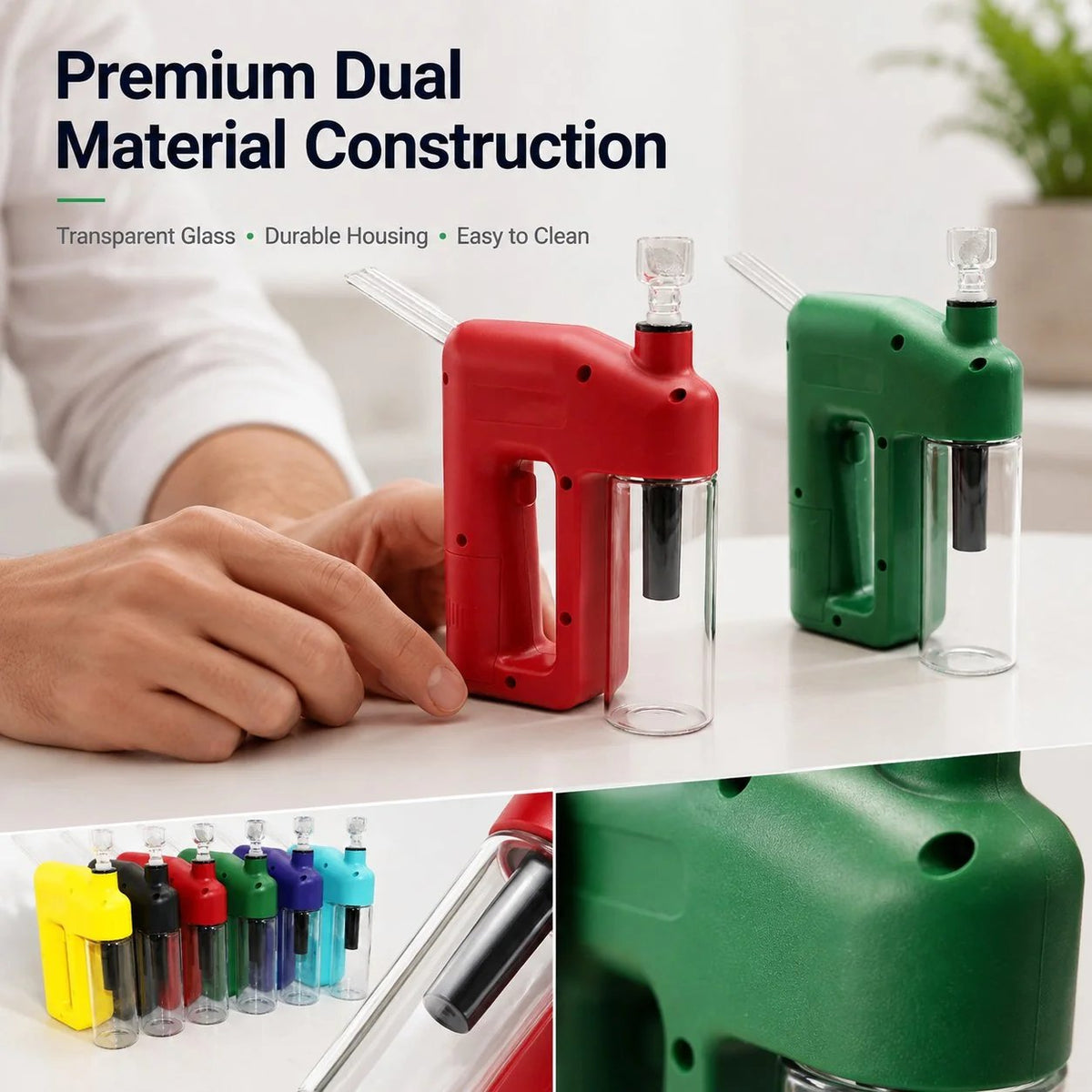 📍⚡50% OFF – Portable Handheld Electric Filtration Device | Compact Glass Chamber Design with Electric-Assisted Operation & 6 Color Options ✨