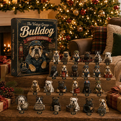🔥🔧 Vintage Garage Bulldog Advent Calendar 2026 – 24 Days of Classic Bulldog Garage Surprises