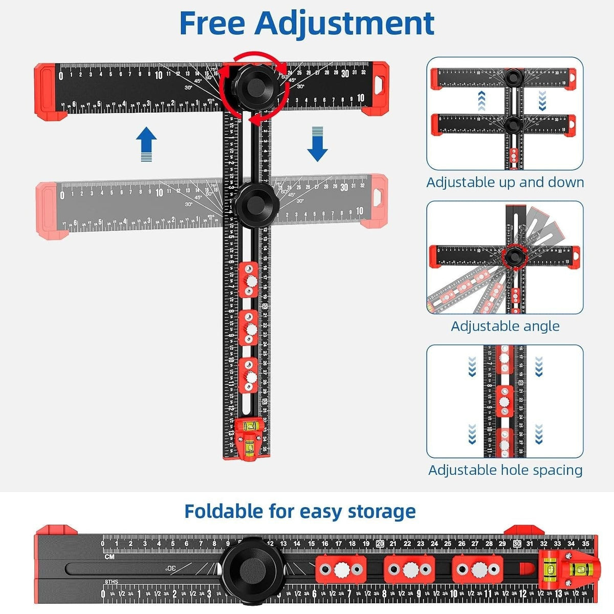 ⏰Limited Stock 49% OFF🛠️📐 Multifunctional T-Square Ruler