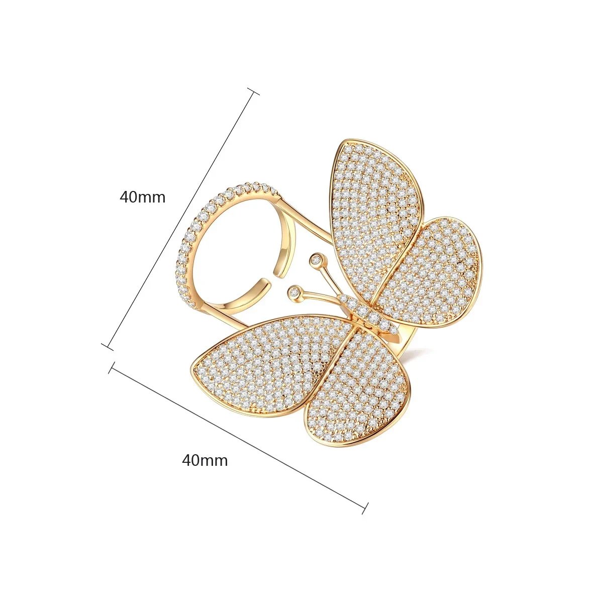 🦋💎The Butterfly Ring That Flutters When You Move