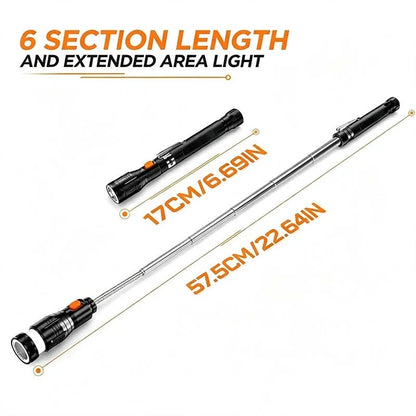 Telescoping Magnetic Pickup Tool 🔦 – Built-In LED for Easy Retrieval