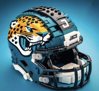 🏈 Building Block Football Helmet – 300+ Piece Collectible Construction Set
