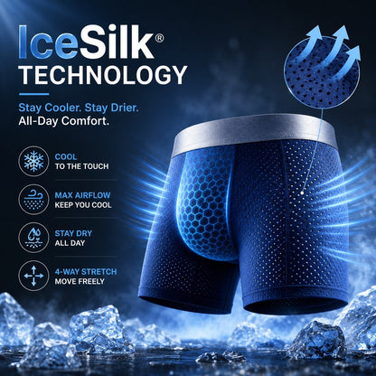 Premium All-Day Comfort IceSilk Mesh Men's Boxer