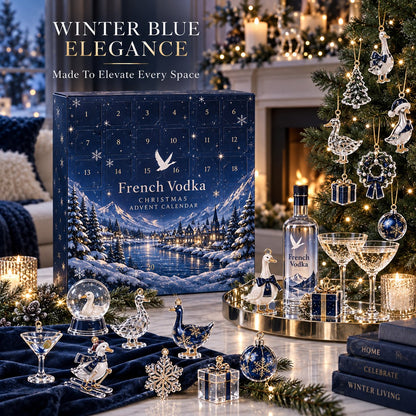 Winter Blue Swan Advent Calendar | 24-Day Luxury Countdown Set 🦢✨