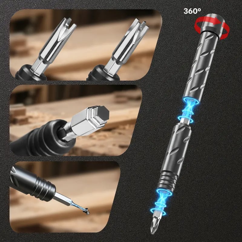 🛠️ 55-in-1 Magnetic Precision Screwdriver Set – Professional Multi-Bit Tool Kit with Alloy Steel Bits & Flexible Shaft for Electronics Repair, Home Maintenance & DIY