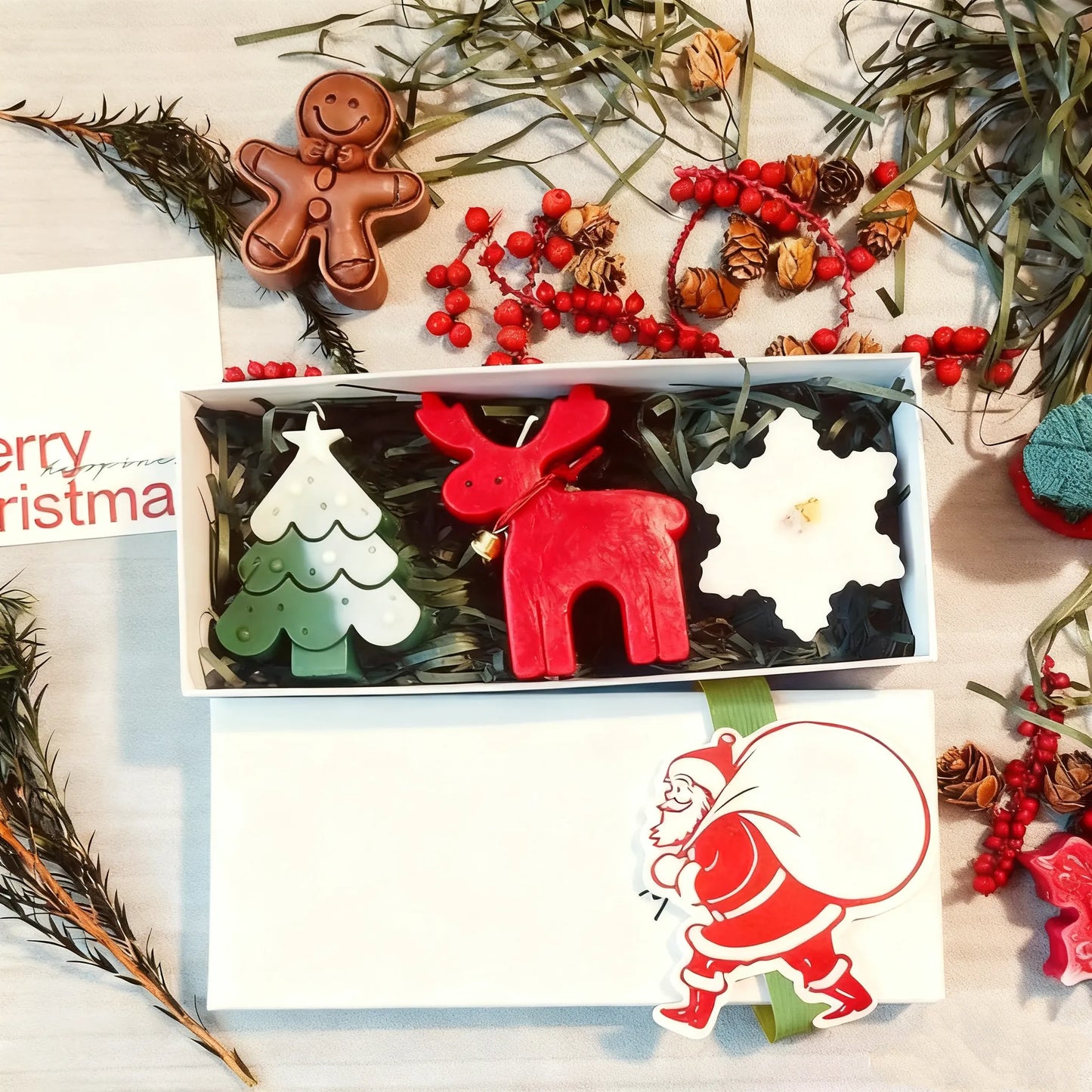 🎅Christmas Early Discount 49% Off✨Handmade Christmas Scented Candle Gift Set: A Festive Essential for Atmosphere & Gifting🕯️🎄