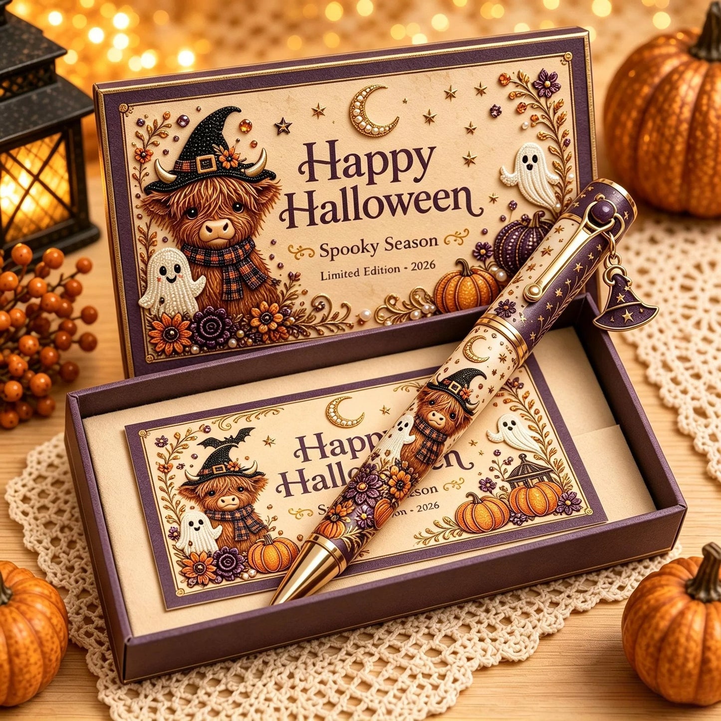 🎃🔮 Halloween Spooky Pen Gift Set