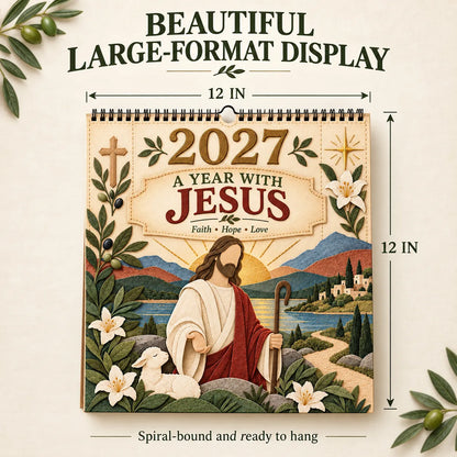 ✝️ 2027 Walking With Jesus Wall Calendar