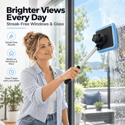 🧲 Dual-Magnet Car Windshield Cleaner ✨ Streak-Free Auto Window Cleaning Kit