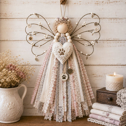 Angel Fabric Hanging DIY Kit - Stitch a Little Blessing That Stays Forever